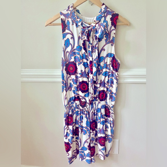 GIBSON Hi Sugarplum! Smocked waist romper - Picture 6 of 7